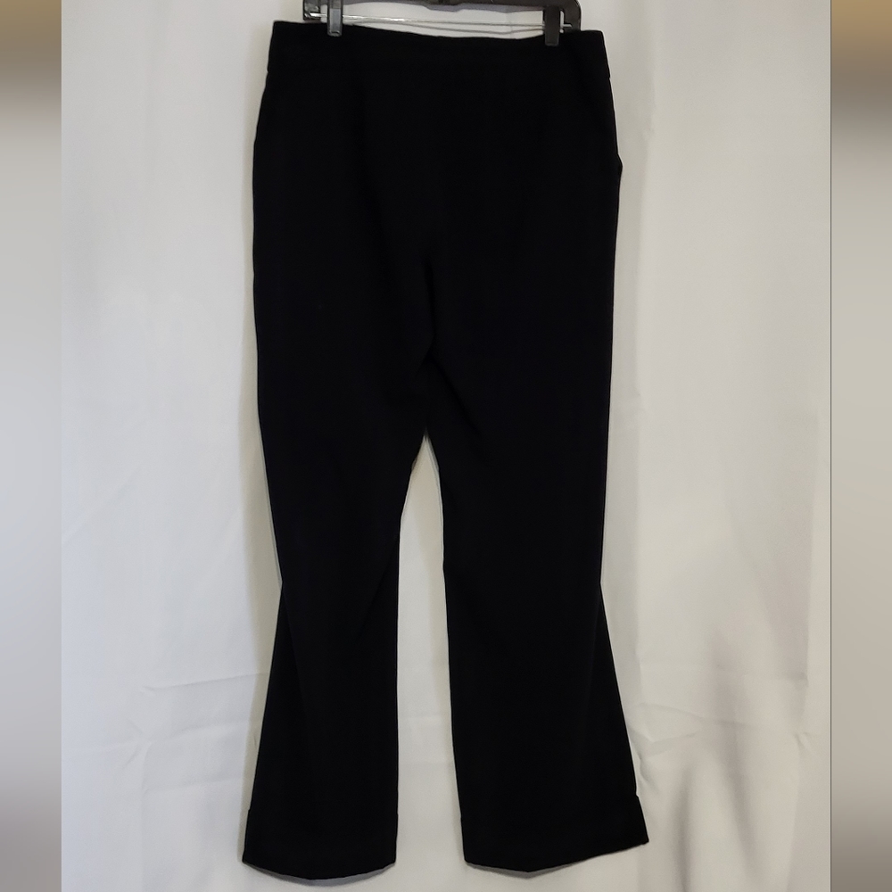 Investments Women's Black High Waisted Cuffed Slack/Dress Pants Size 14R 🐈 - Picture 10 of 10